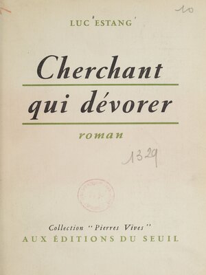 cover image of Cherchant qui dévorer